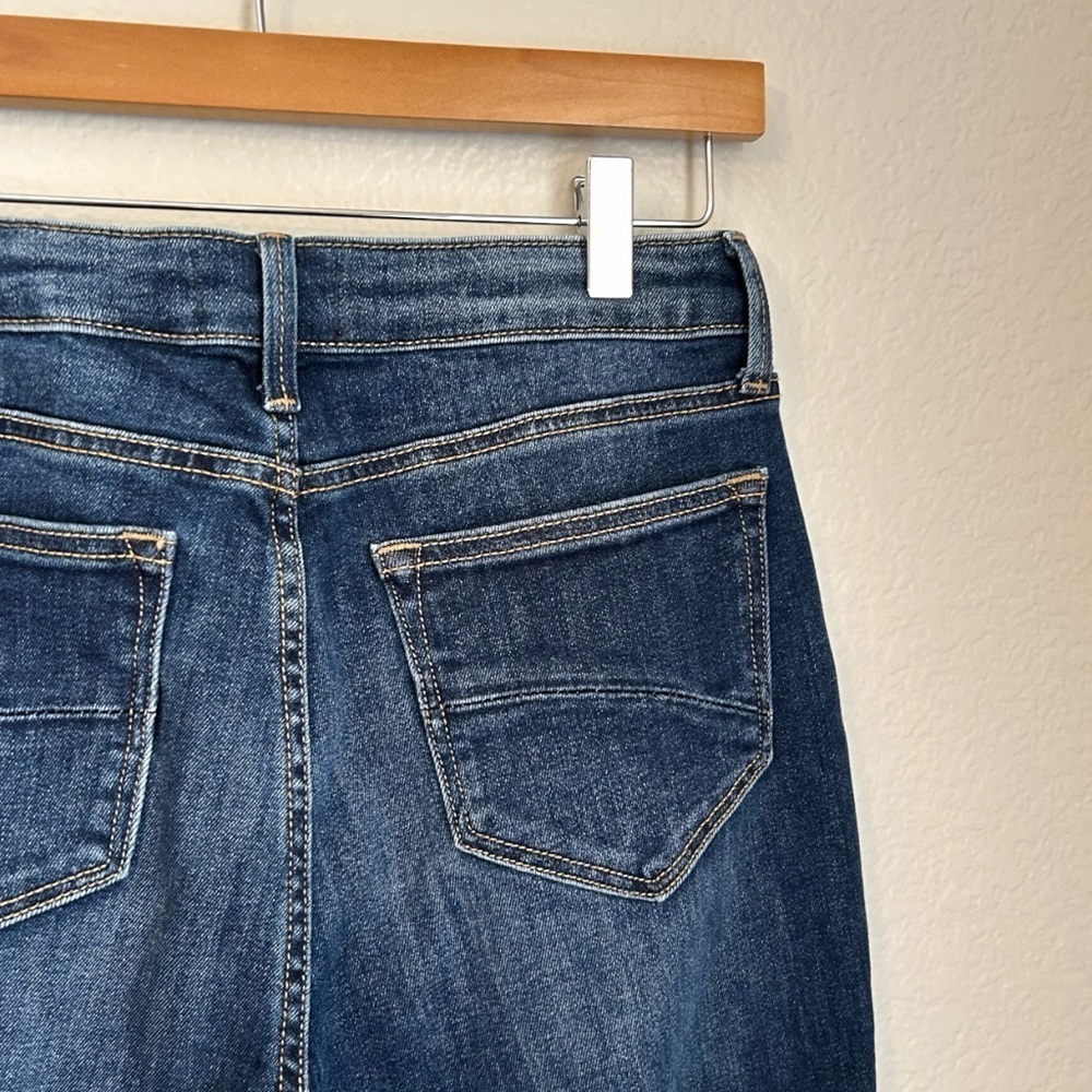 Driftwood Meg Button Fly High Rise Straight Leg Denim Jeans, Size 27 - Picture 5 of 8